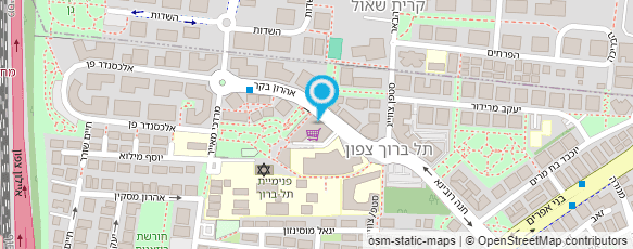 מפת הגעה אל מקום של אוכל