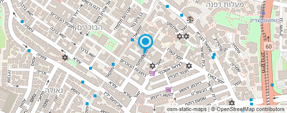 מפת הגעה אל רחל בוקובזה צלמת