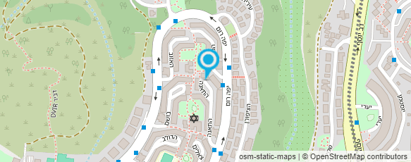 מפת הגעה אל הסטודיו של אורטל התעמלות בריאותית לנשים