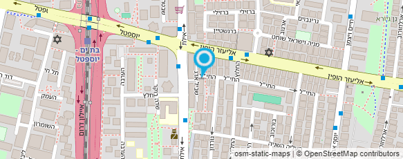 מפת הגעה אל מיכאל נתנאל - עיסוי רפואי