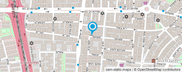 מפת הגעה אל אברהם ירון מפת הגעה אל אברהם ירון