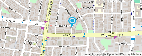 מפת הגעה אל אורי בלאס