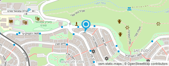 מפת הגעה אל הדסה אייש