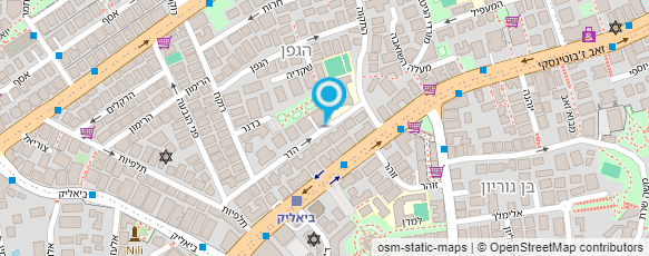 מפת הגעה אל גילי אלוני קוסמטיקאית