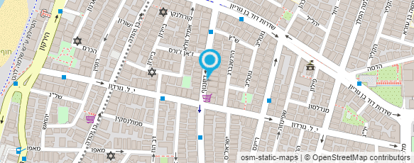 מפת הגעה אל אבי לוי מאמן כושר