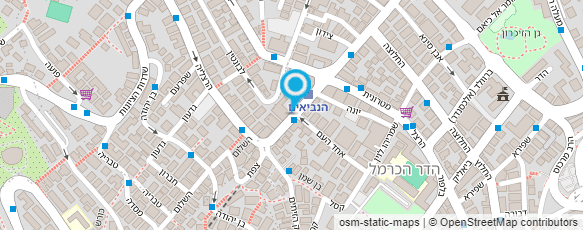 מפת הגעה אל מעדני רוסמן