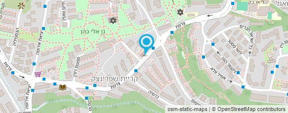 מפת הגעה אל מעדני רוסמן