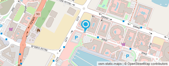 מפת הגעה אל אוסי עיצוב שיער