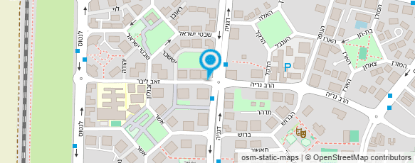 מפת הגעה אל נתנאל מאמן כושר אישי