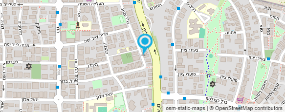 מפת הגעה אל תבור בן זאב מאמן כושר