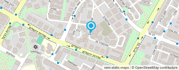 מפת הגעה אל מיכל עמר איפור