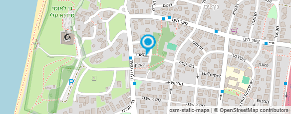 מפת הגעה אל אשדות הדסה