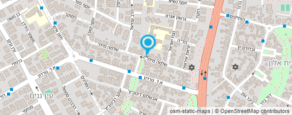 מפת הגעה אל S נכסים - אס נכסים