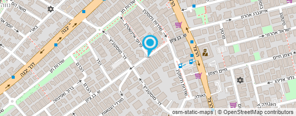 מפת הגעה אל RSS רחל שדה