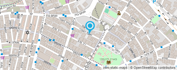 מפת הגעה אל חניון משה