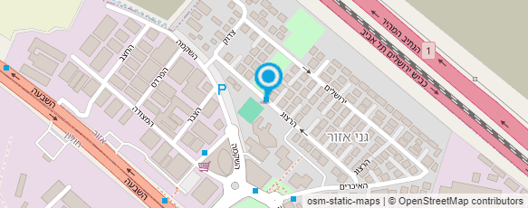 מפת הגעה אל נטליה אולימפיק ביה"ס להתעמלות אומנותית