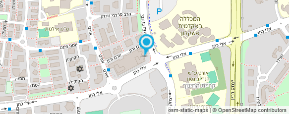 מפת הגעה אל פיצה אשקלון