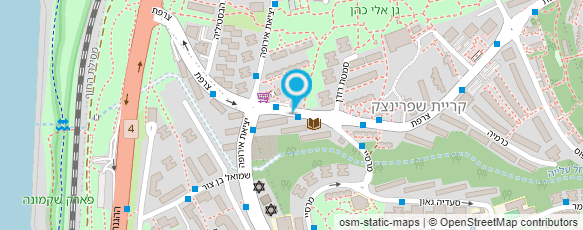 מפת הגעה אל לינוי שפירו מאפרת מקצועית