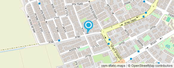 מפת הגעה אל רותי עלי - מאמנת אישית