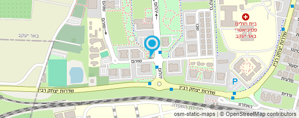 מפת הגעה אל יסמין בורשטיין מורה פרטית