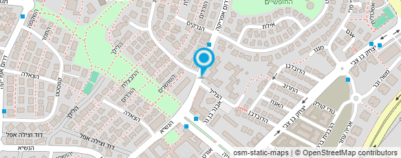 מפת הגעה אל חדוה ניומן - פיזיותרפיסטית