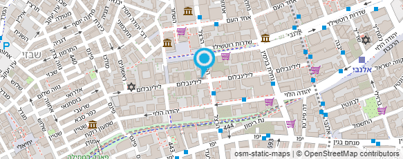 מפת הגעה אל danieli - דניאלי אאוטלט