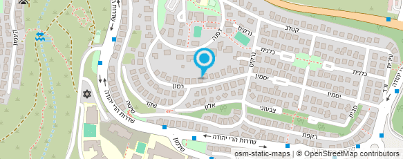 מפת הגעה אל מיריי גרונר - מוסמכת ללקויי ראייה