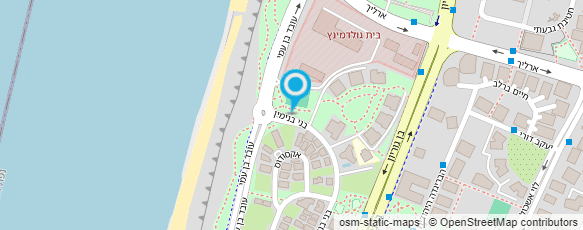 מפת הגעה אל טניס גלי ים