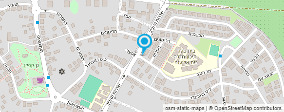 מפת הגעה אל ריקי הרשנזון - מעצבת שיער