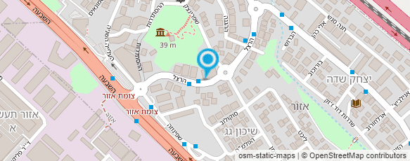 מפת הגעה אל איציק ממן