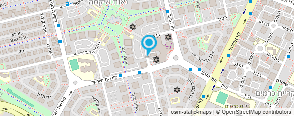 מפת הגעה אל יואש ישראל זוהר - עיצוב שיער