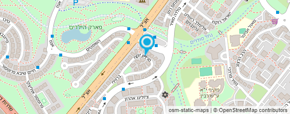 מפת הגעה אל שירן פרץ - איפור מקצועי