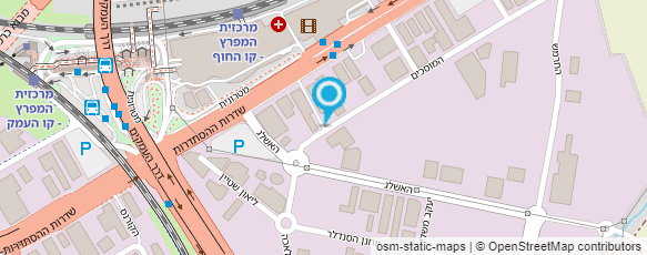 מפת הגעה אל מוסך האשלג מפת הגעה אל מוסך האשלג