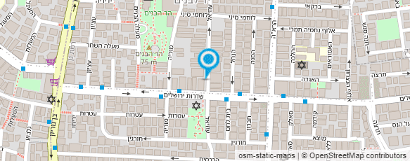 מפת הגעה אל Dog Mind - ינאי וקנין