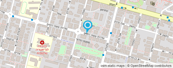 מפת הגעה אל מיקה לזר ויין פיזיותרפיסטית