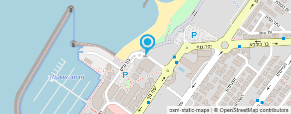 מפת הגעה אל צ'יקס - ביה"ס לגלישת גלים