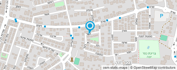 מפת הגעה אל סיגי ראובן עיצוב שיער