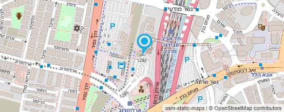 מפת הגעה אל בורגר ראנץ' תל אביב