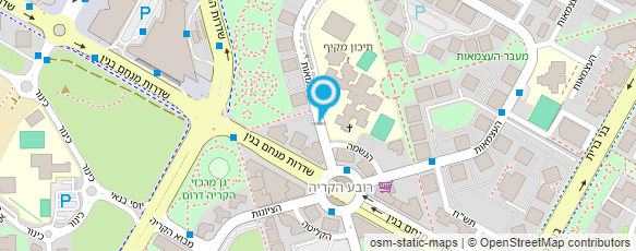 מפת הגעה אל אליק קושלין מעצב שיער