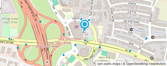 מפת הגעה אל sack's