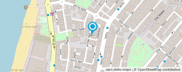 מפת הגעה אל לידור מזרחי מעצב שיער