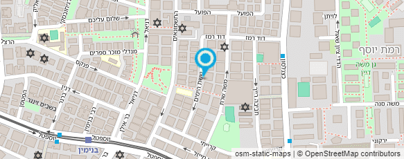 מפת הגעה אל יוסי מלאך מורה פרטי