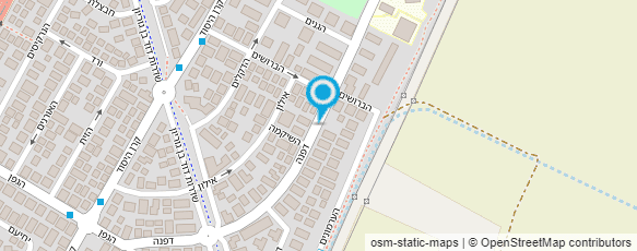 מפת הגעה אל בצל ירוק קייטרינג