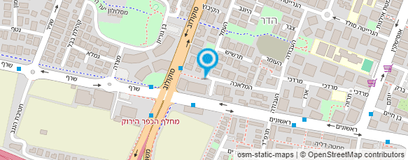 מפת הגעה אל יעל אלמוג טיפול ביצירה והבעה