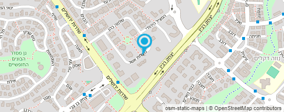 מפת הגעה אל מור איבגי לימוד נגינה בפסנתר