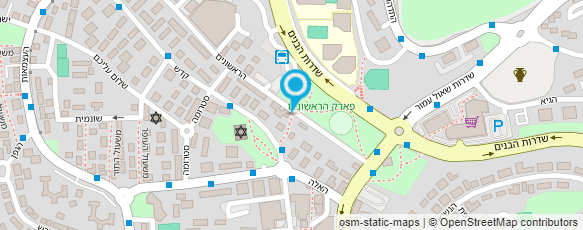 מפת הגעה אל מיכל פרץ מאמנת כושר