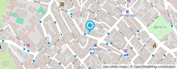 מפת הגעה אל נירית ברעד מורה פרטית