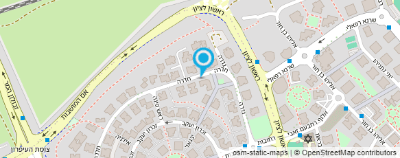 מפת הגעה אל רוני ויינר - רפלקסולוגיה לנשים