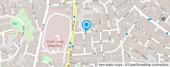 מפת הגעה אל אהובה שטינברגר - פסיכותרפיה