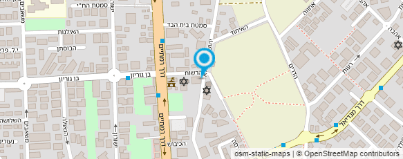 מפת הגעה אל עומר בן יהודה -  מורה לגיטרה